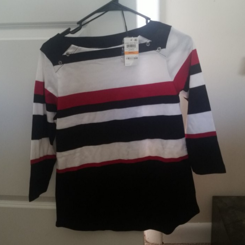 Stripped Boatneck